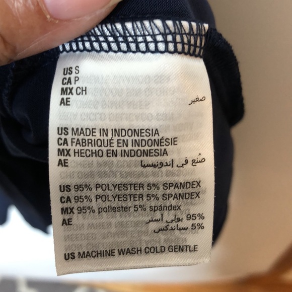 NWT Charter Club Faux Wrap Stretch Dress Blue Small S New with Tags NWT - Picture 4 of 10